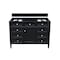 James Martin Vanities Brittany 48in Single Vanity Cabinet, Black Onyx 650-V48-M-BKO - alternate 1